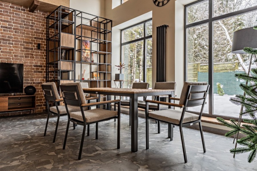 Обеденный комплект OSCAR со столешницей из поливуда Royal Family