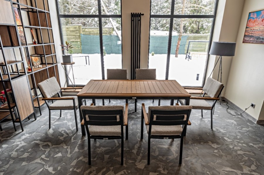 Обеденный комплект OSCAR со столешницей из поливуда Royal Family