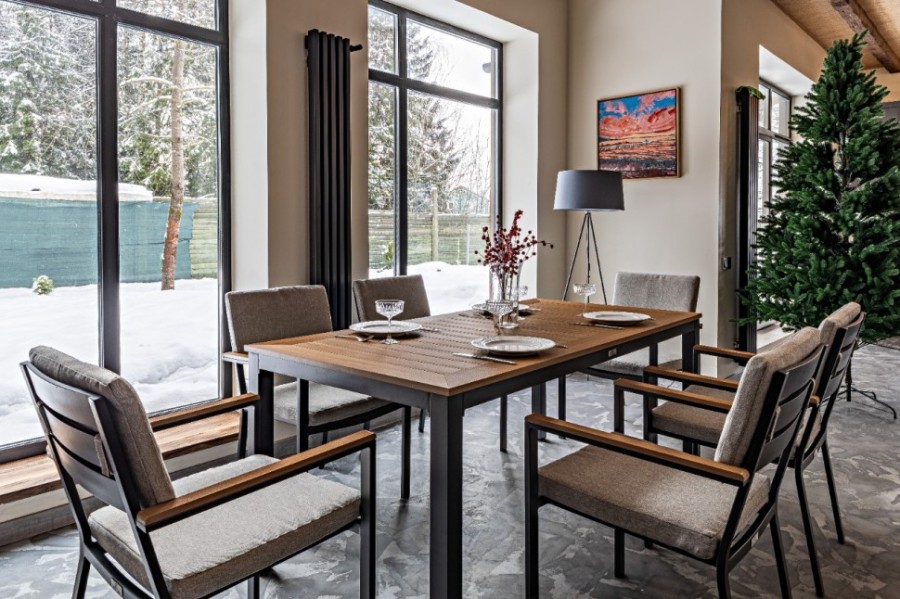 Обеденный комплект OSCAR со столешницей из поливуда Royal Family