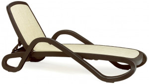 Шезлонг-лежак пластиковый тортора бежевый Alfa Nardi Шезлонг-лежак пластиковый тортора бежевый Alfa Nardi