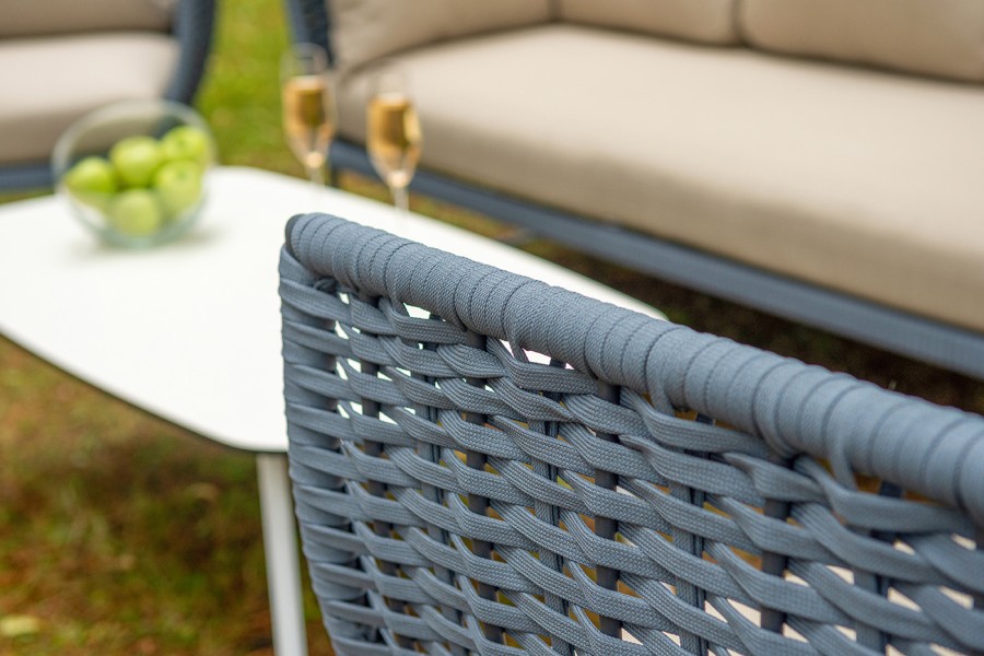 Лаунж-зона 5-местная из роупа Фиджи, синий 4sis