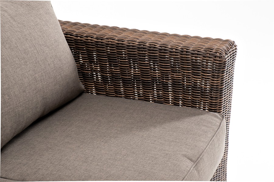 Диван из искусственного ротанга Боно brown 4sis
