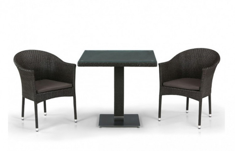 Комплект мебели из искусственного ротанга T605SWT/Y350B-W53 Brown Афина