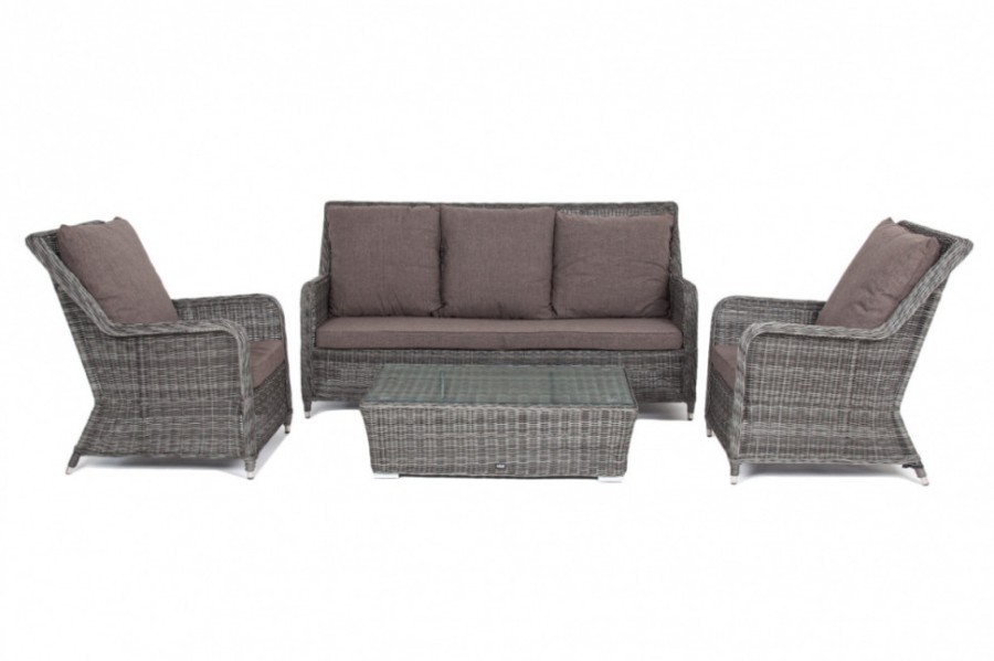 Лаунж зона Гляссе серая 4sis