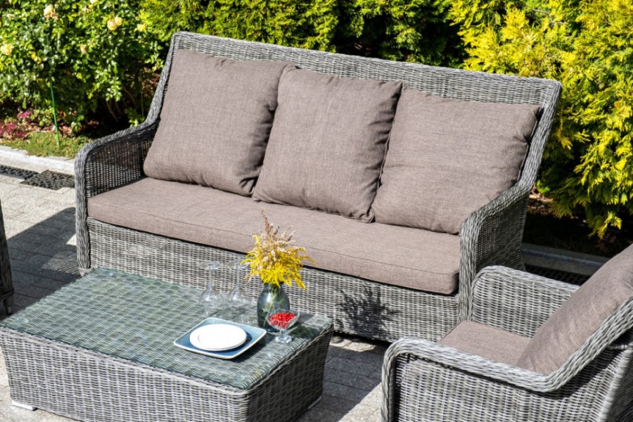 Лаунж зона Гляссе серая 4sis