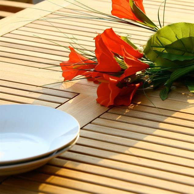 Обеденный комплект из тика Neapel-Turin 10 Brafab