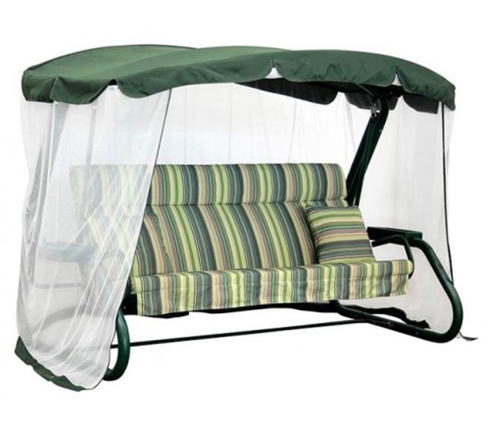 Садовые качели Монако зеленые Даметекс