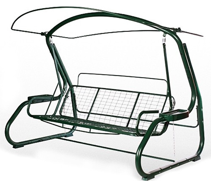 Садовые качели Монако зеленые Даметекс