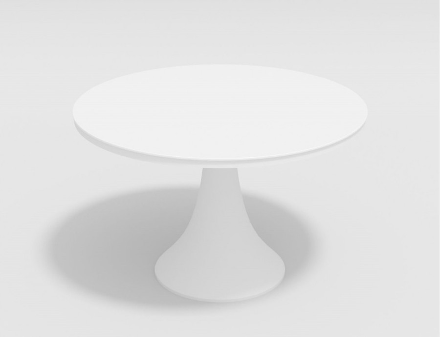 Обеденная группа Voglie Round White бежевая Gardenini