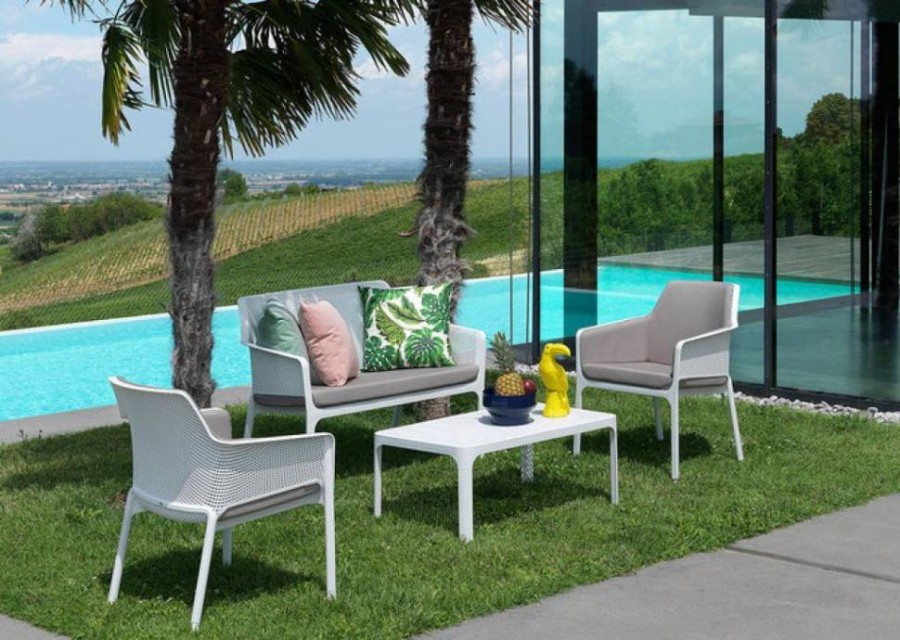 Диван пластиковый Net Bench белый Nardi