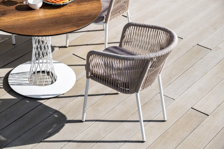 Стул из роупа Марсель бежевый 4sis