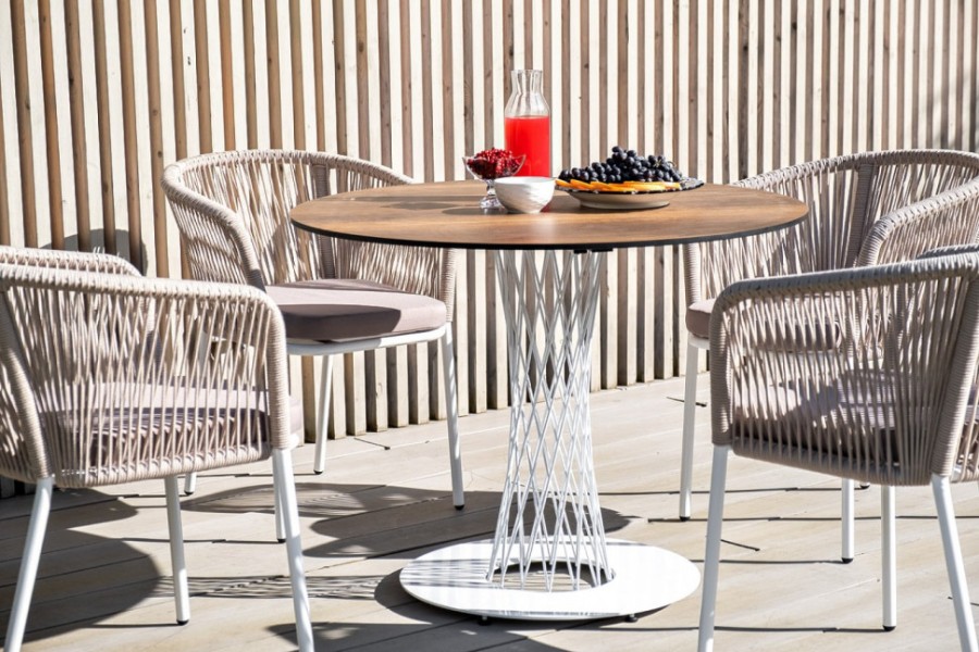 Стул из роупа Марсель бежевый 4sis