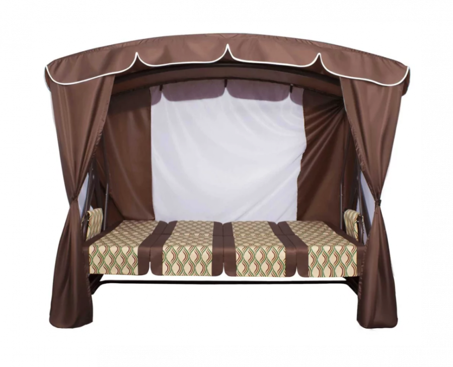 Качели садовые Оазис Люкс Плюс шоколад Garden