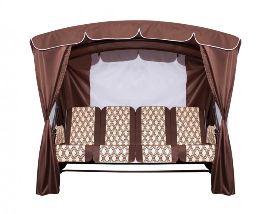 Качели садовые Оазис Люкс Плюс шоколад Garden