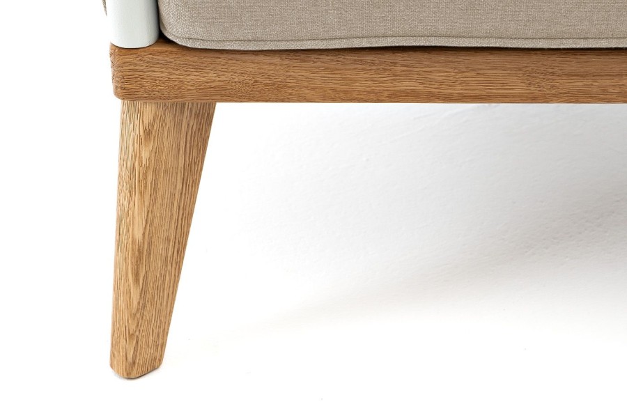 Плетеное кресло Касабланка из роупа серо-коричневый, бежевый 4sis