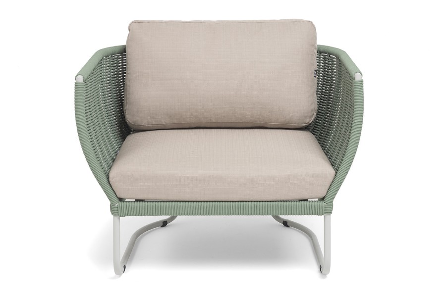 Кресло из роупа Фиджи, зеленый 4sis