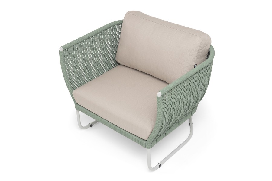 Кресло из роупа Фиджи, зеленый 4sis