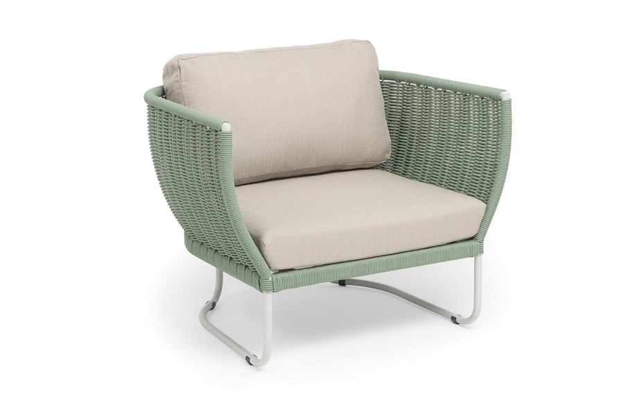 Кресло из роупа Фиджи, зеленый 4sis