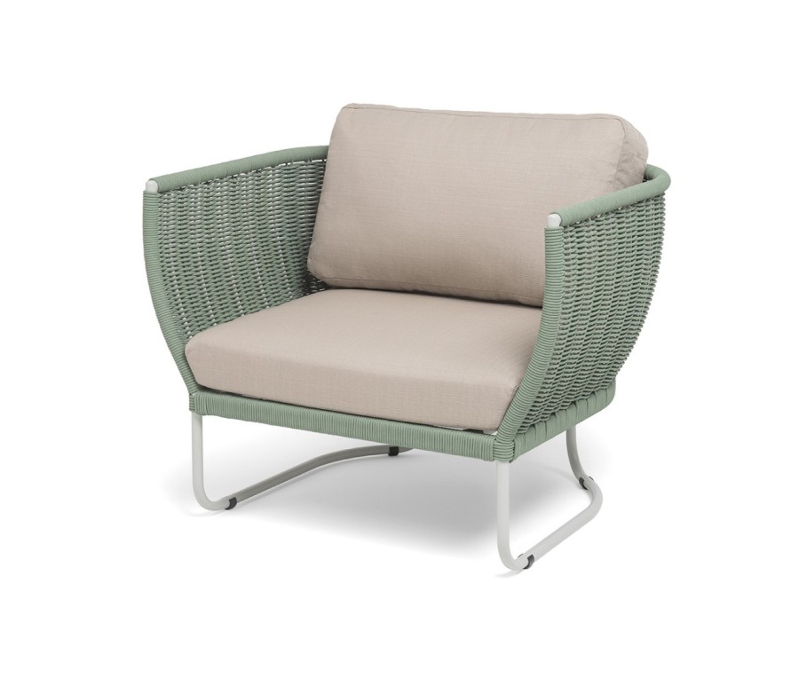 Кресло из роупа Фиджи, зеленый 4sis