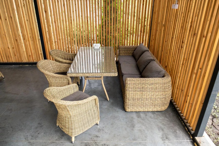 Диван Кальяри из искусственного ротанга гиацинт 4sis