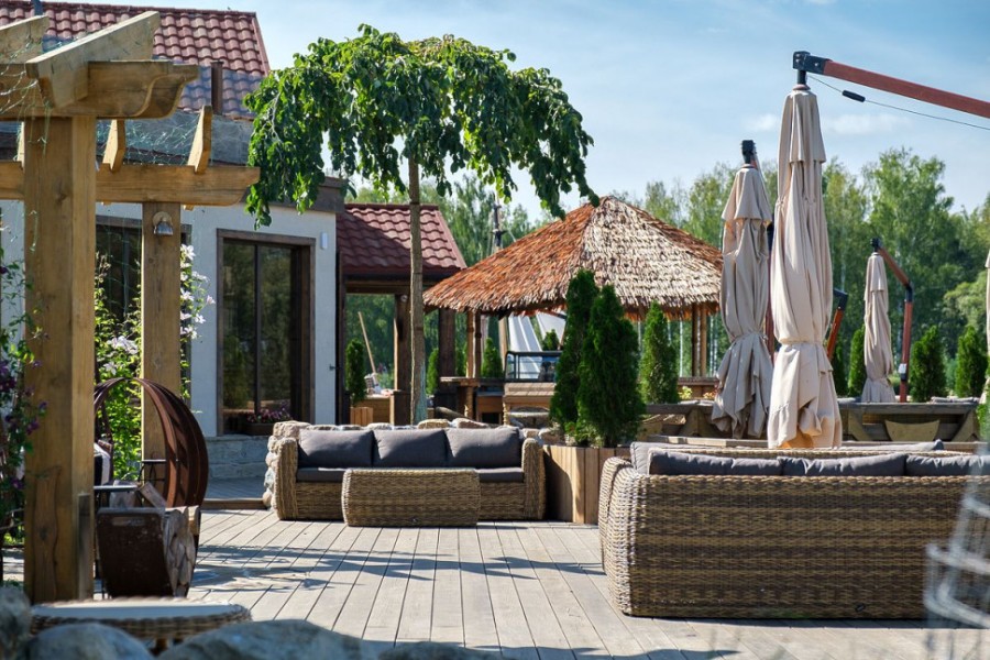 Диван Кальяри из искусственного ротанга гиацинт 4sis