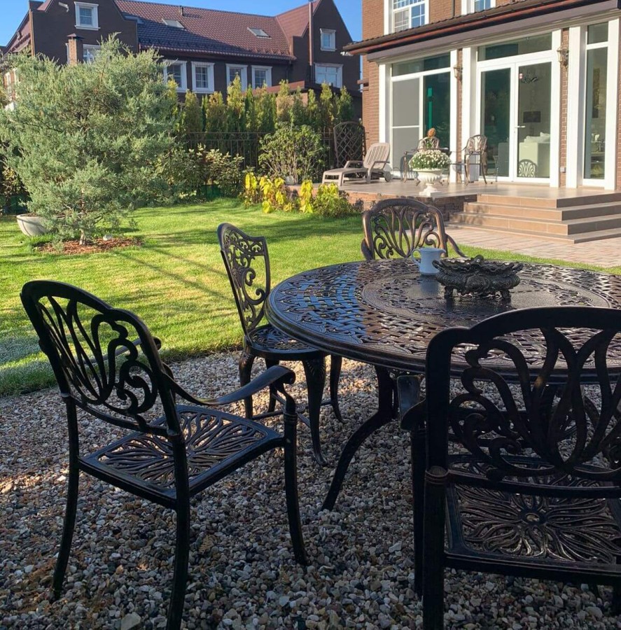 Комплект мебели из литого алюминия Patty 8 Кит Маркет