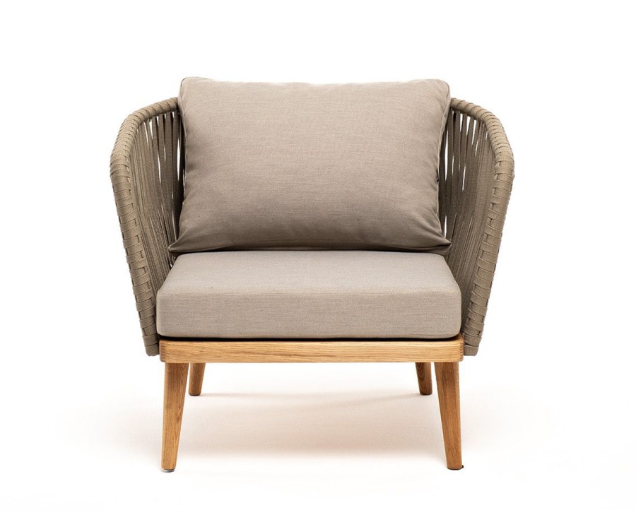 Плетеное кресло Мальорка из дуба 4sis