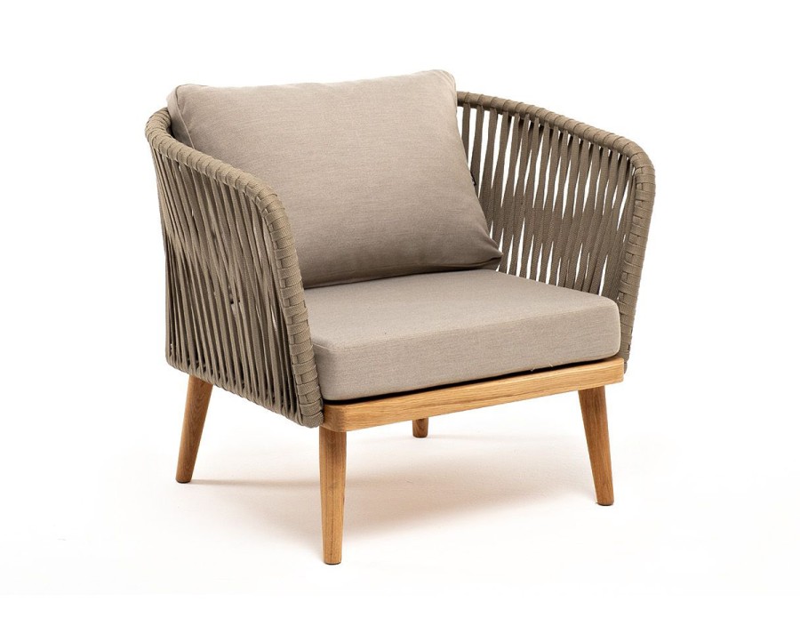 Плетеное кресло Мальорка из дуба 4sis