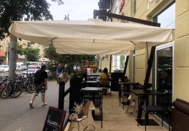 Зонт Промо на боковой опоре 3х3 Garden