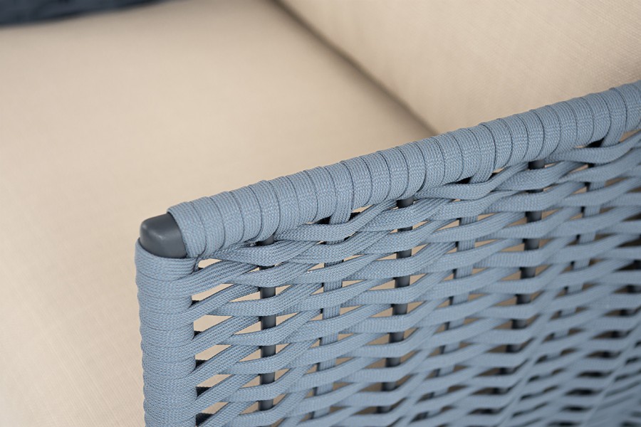 Кресло из роупа Фиджи, синий 4sis 