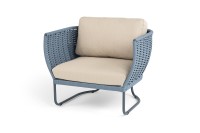 Кресло из роупа Фиджи, синий tex 4sis 