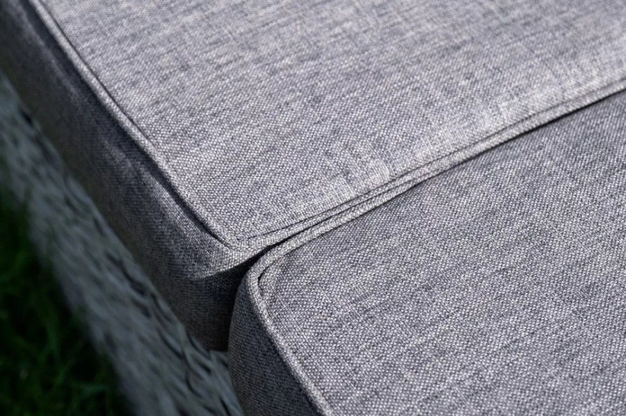 Диван Кальяри из искусственного ротанга гиацинт серый 4sis