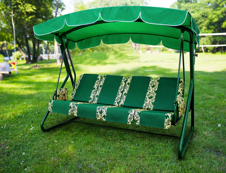 Садовые качели Оазис Премиум Плюс Зеленый Garden