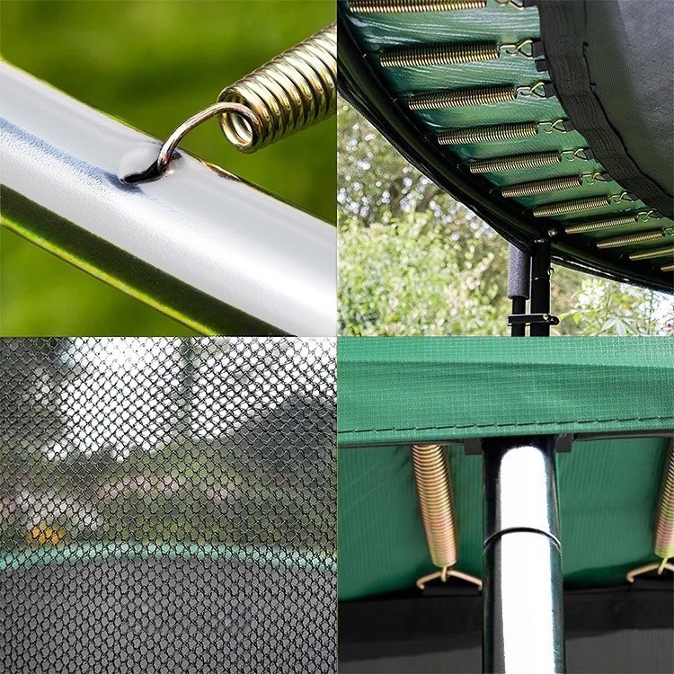 Батут с защитной сеткой Trampoline 12, диаметр 3,7 м