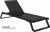 Шезлонг-лежак пластиковый антрацит Tropic 2 Nardi