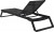 Шезлонг-лежак пластиковый антрацит Tropic 2 Nardi