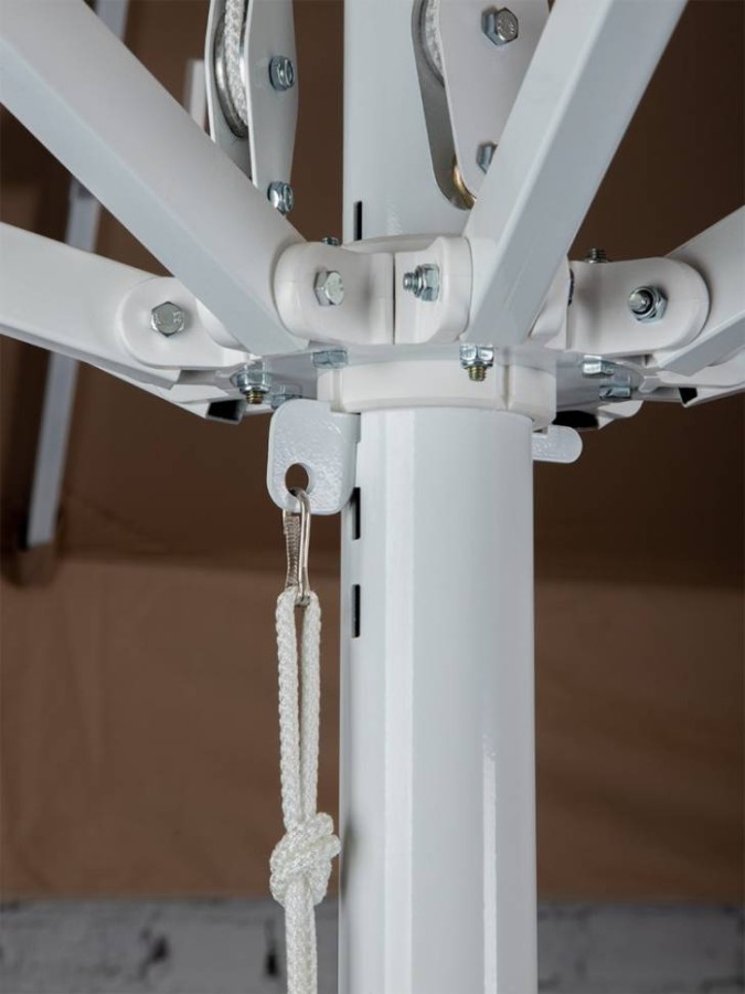 Зонт с центральной опорой 4х4 Стандарт 60 квадратный, бежевый Garden