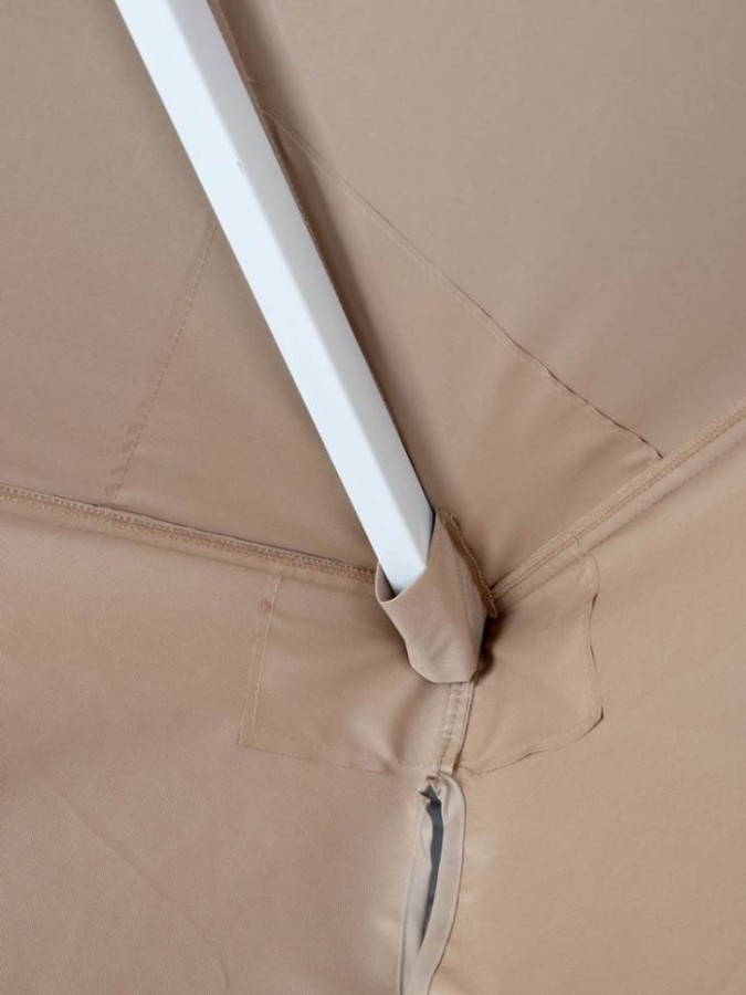 Зонт с центральной опорой 4х4 Стандарт 60 квадратный, бежевый Garden