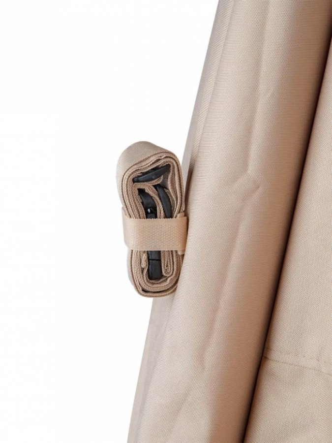 Зонт с центральной опорой 4х4 Стандарт 60 квадратный, бежевый Garden