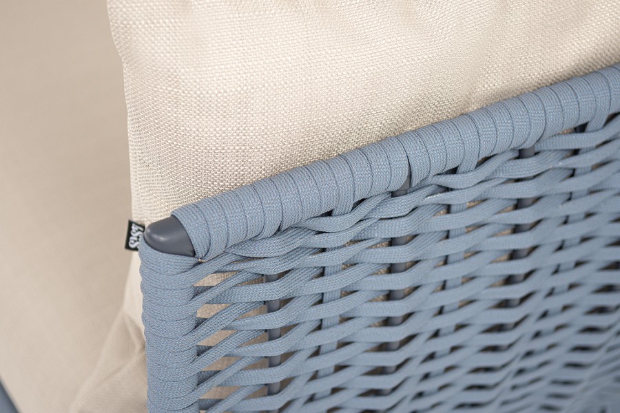 Диван 3-местный из роупа Фиджи, синий 4sis 