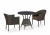 Комплект мебели из искусственного ротанга T707ANS/Y350-W53 2Pcs Brown Афина
