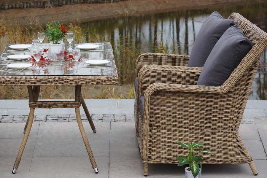 Кресло из искусственного ротанга Гляссе 4sis