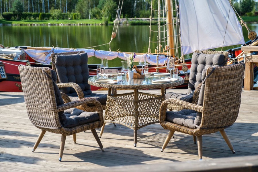 Лаунж зона из искусственного ротанга Толедо 4sis