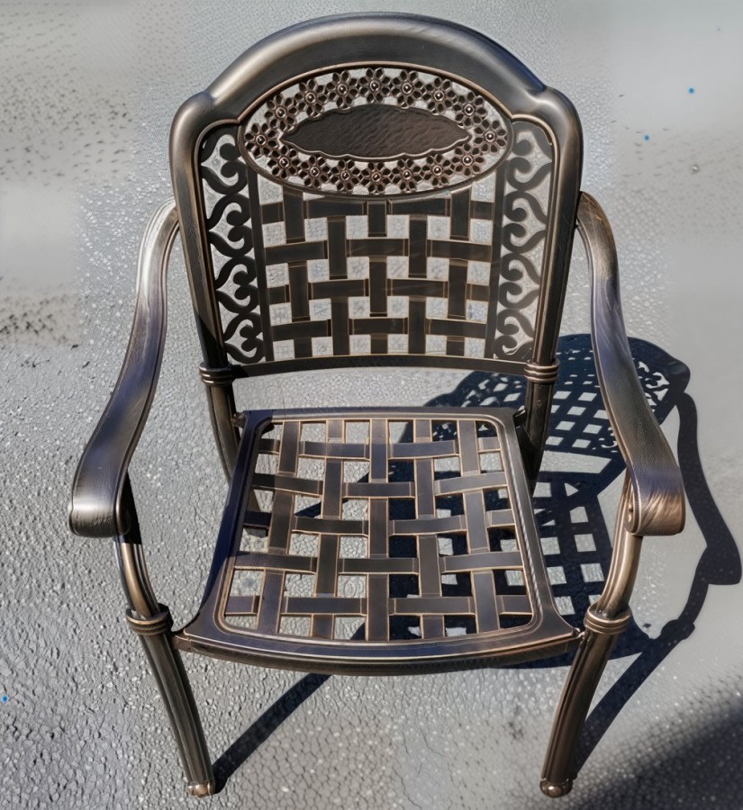 Комплект мебели из литого алюминия Vesuvius с мангалом Кит Маркет