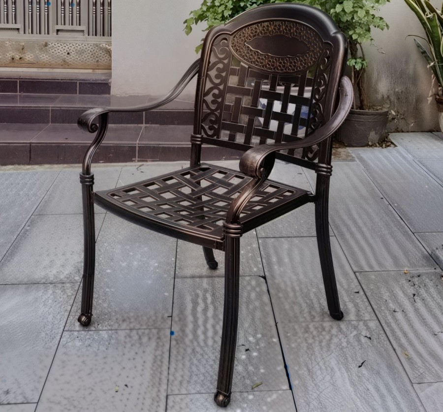 Комплект мебели из литого алюминия Vesuvius с мангалом Кит Маркет