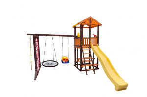 Игровой комплекс Bari-9+качели Паутина Perfetto sport