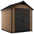 Пластиковый сарай Newton 757 коричневый Keter