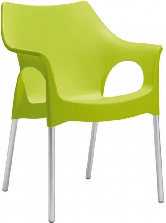 Кресло пластиковое Ola зеленое Scab Design
