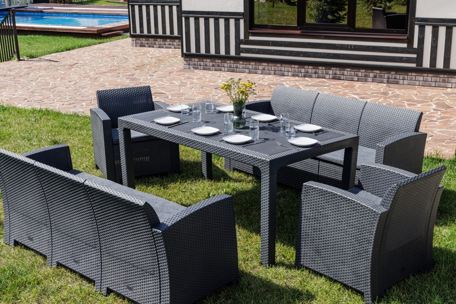 Обеденный садовый комплект GRAND LANA DINING XL Royal Family