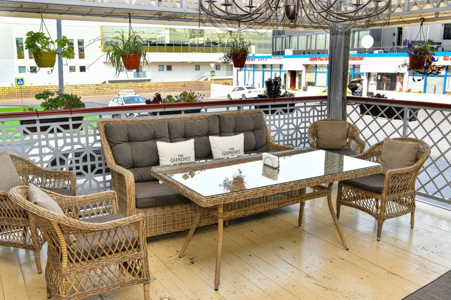 Диван из искусственного ротанга Гляссе 4sis